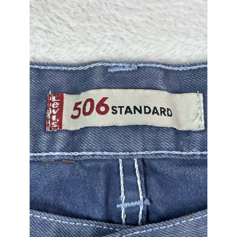 VINTAGE Levi's 506 Jeans Men's Standard Comfort Straight 34x34 Low Rise Denim